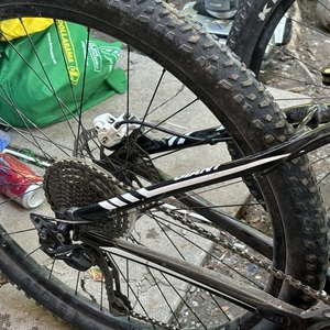 2023 Giant Talon Silver, gray or bare metal and White