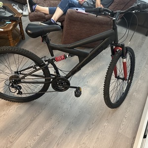 2024 Supercycle Nitrous Dual Suspension Mountain Bike... Black and Red