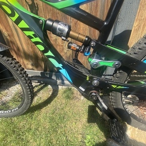 2014 Devinci Spartan RC Black, Green, and Teal