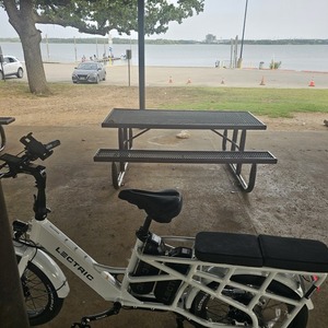 2023 Lectric eBikes cargo bike (rear storage) White