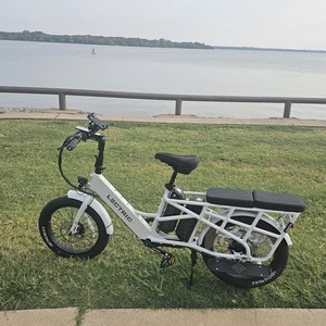 2023 Lectric eBikes cargo bike (rear storage) White