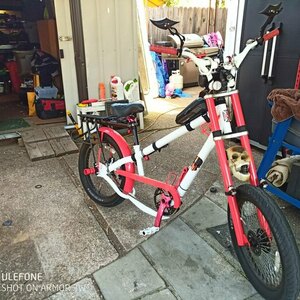 2005 Huffy Jesse James West coast chopper White and Red