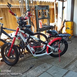 2005 Huffy Jesse James West coast chopper White and Red