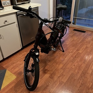 2024 Tern Quick Haul P9 LR Purple and Silver, gray or bare metal