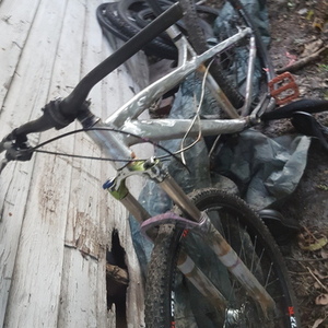 Unknown Stickers tape or other cover-up and Silver, gray or bare metal