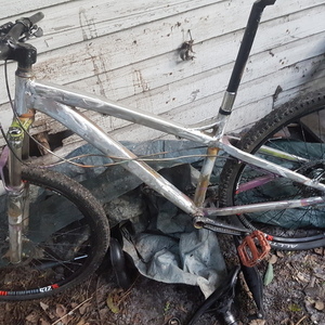 Unknown Stickers tape or other cover-up and Silver, gray or bare metal