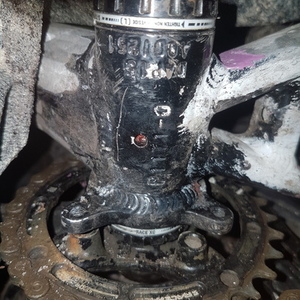 Unknown Stickers tape or other cover-up and Silver, gray or bare metal