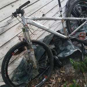 Unknown Stickers tape or other cover-up and Silver, gray or bare metal