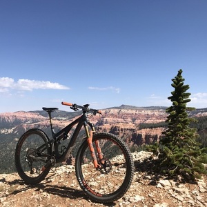 2020 Pivot Trail 429 Silver, gray or bare metal and Orange