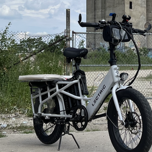 2023 Lectric eBikes XPedition cargo bike (rear storage) White
