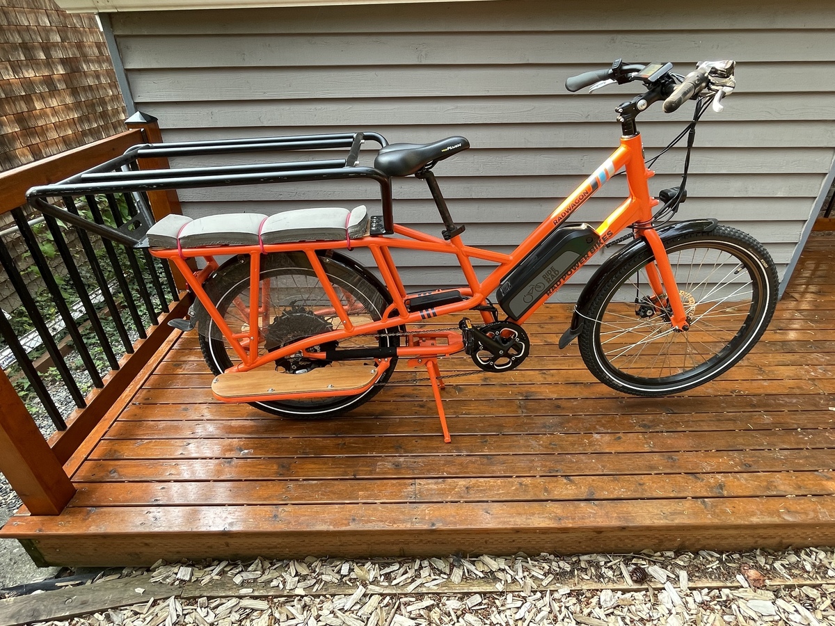 Stolen 2019 Rad Power Bikes Radwagon 4 cargo bike rear
