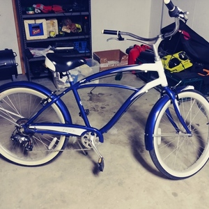 Trek Cruiser Classic Blue and White