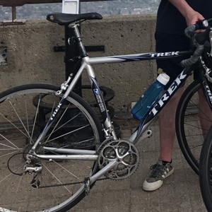 2003 Trek 5900 OCLV Silver, gray or bare metal