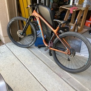 2020 Kona Mahuna Orange and Blue