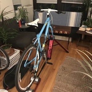 SCOTT Blue with white handle bars Blue and White