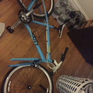 SCOTT Blue with white handle bars Blue and White