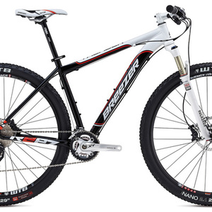 2014 Breezer Thunder Team 21" XL BLK RED White and Black