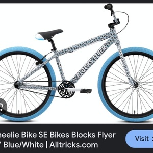 2023 SE Bikes 15 inch BMX Blue and White