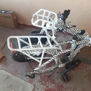 2007 dj bikes folding White and Stickers tape or other cover-up