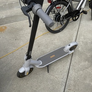 2023 Segway Ninebot Stooter e-scooter Silver, gray or bare metal