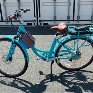 2021 sixthreezero Step-Through Teal, Brown, and Black