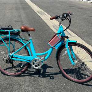 2021 sixthreezero Step-Through Teal, Brown, and Black