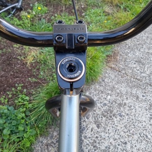 2024 WeThePeople BMX Silver, gray or bare metal, Black, and Yellow or Gold