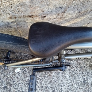 2024 WeThePeople BMX Silver, gray or bare metal, Black, and Yellow or Gold