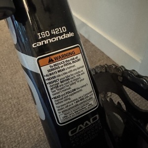 2017 Cannondale Caad 12 Black and Green