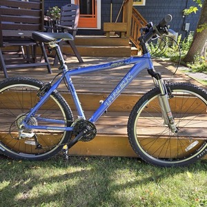 2002 Trek 4500 Purple and Green