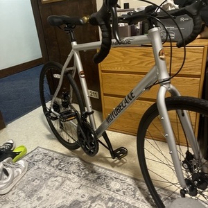 Motobecane D Super Mirage XTL Silver, gray or bare metal