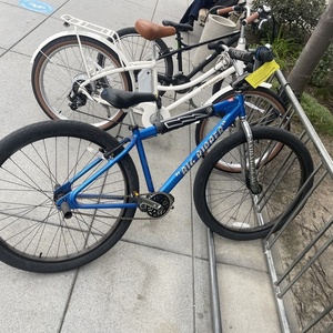 2021 SE Bikes Big Ripper Blue, Silver, gray or bare metal, and Stickers tape or other cover-up