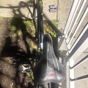 2021 Raleigh Black and Silver, gray or bare metal