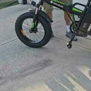 2024 Independent Fabrication foldale cruiser ebike Black, Green, and White