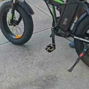 2024 Independent Fabrication foldale cruiser ebike Black, Green, and White