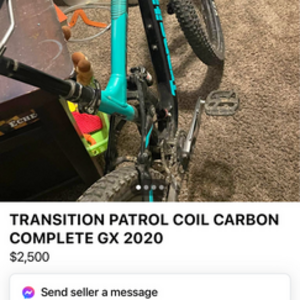 2017 Transition Bikes Patrol alloy Teal and Black