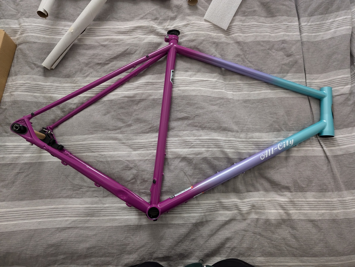 2024 All City Cosmic Stallion , Steel, Mermaid Fade