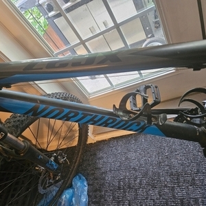Northrock XC27 Black, Blue, and Silver, gray or bare metal