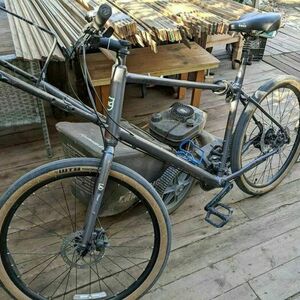 2022 Kona Dew P2 XL Silver, gray or bare metal