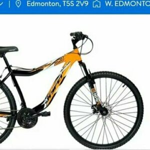2024 Hyper viking trail mountain bike Green, Orange, and Black