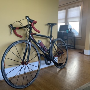 2003 Giant TCR Composite 1 Silver, gray or bare metal, Red, and White