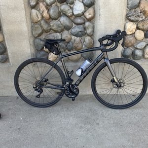 2021 Trek Domane AL 5 Disc Silver, gray or bare metal and Black