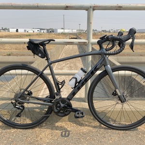 2021 Trek Domane AL 5 Disc Silver, gray or bare metal and Black