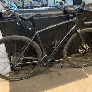 2021 Trek Domane AL 5 Disc Silver, gray or bare metal and Black