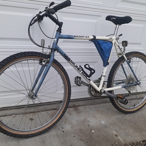 1989 Diamondback Ascent EX White and Blue