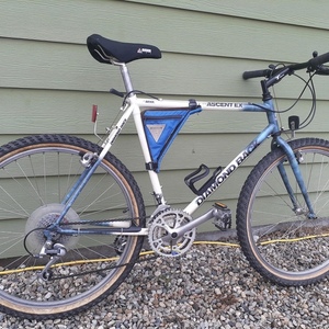 1989 Diamondback Ascent EX White and Blue