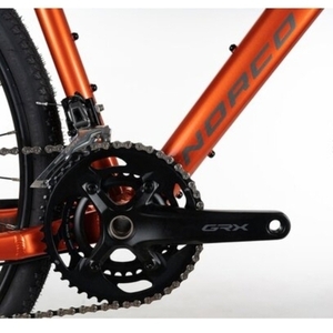 2021 Norco Bikes SEARCH XR A1 Orange and Silver, gray or bare metal