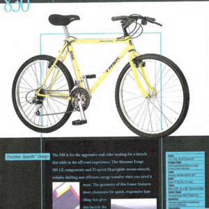 1990 Trek 830 Antelope Yellow or Gold