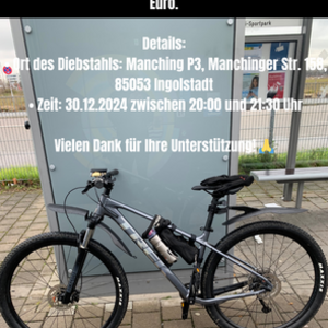 2023 Trek WTU232C7142T Silver, gray or bare metal