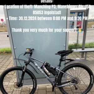 2023 Trek WTU232C7142T Silver, gray or bare metal